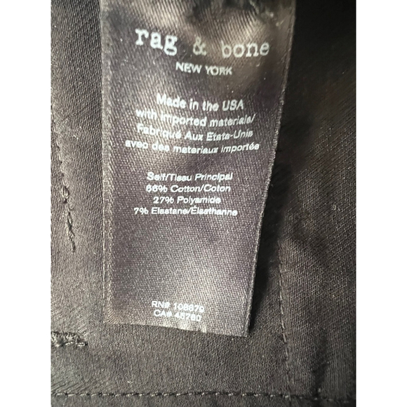 Women's rag & bone Pants, Size 6, Black - Picture 3 of 4